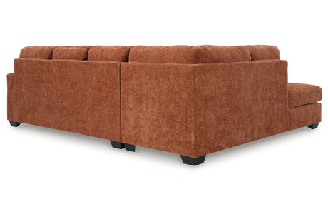 Aviemore Spice 2-Piece Sectional with Chaise from Ashley - Luna Furniture
