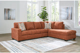 Aviemore Spice 2-Piece Sectional with Chaise from Ashley Furniture - Luna Furniture