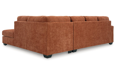 Aviemore Spice 2-Piece Sectional with Chaise from Ashley - Luna Furniture