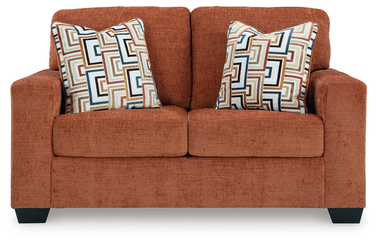 Aviemore Spice Loveseat from Ashley - Luna Furniture