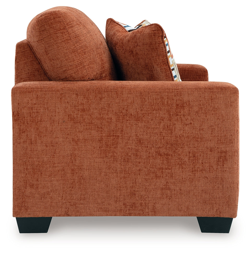 Aviemore Spice Loveseat from Ashley - Luna Furniture