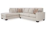 Aviemore Stone 2-Piece Sectional with Chaise from Ashley - Luna Furniture