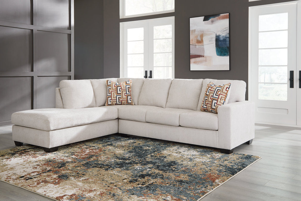 Aviemore Stone 2-Piece Sectional with Chaise from Ashley - Luna Furniture