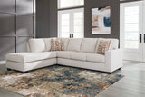 Aviemore Stone 2-Piece Sectional with Chaise from Ashley - Luna Furniture