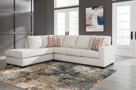 Aviemore Stone 2-Piece Sectional with Chaise from Ashley - Luna Furniture