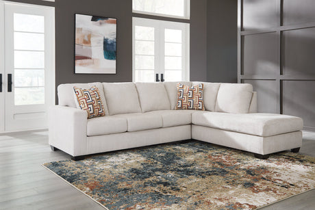 Aviemore Stone 2-Piece Sectional with Chaise from Ashley - Luna Furniture