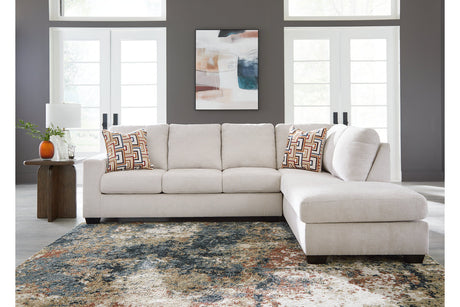 Aviemore Stone 2-Piece Sectional with Chaise from Ashley - Luna Furniture