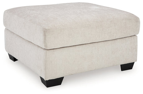 Aviemore Stone Oversized Accent Ottoman from Ashley - Luna Furniture