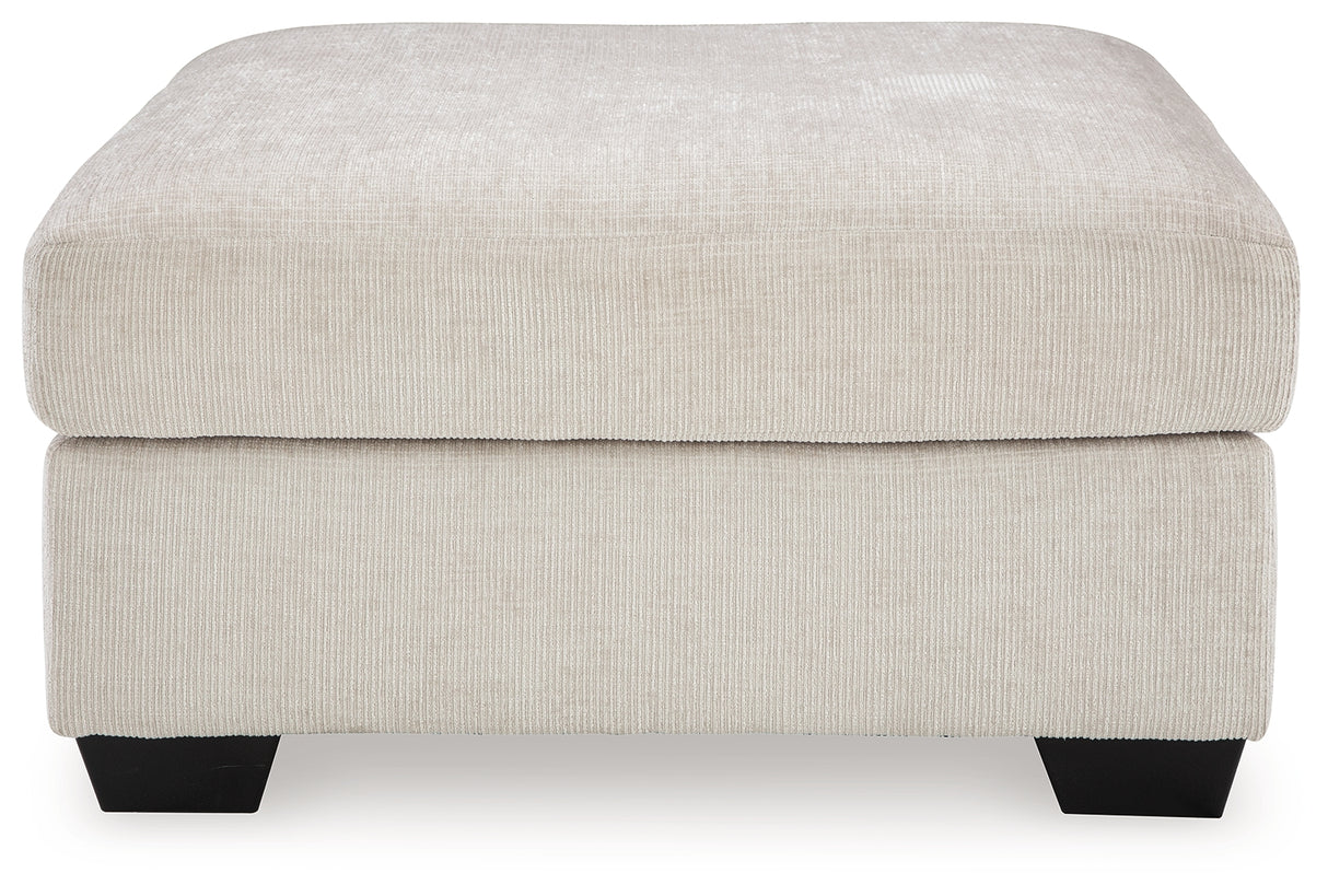 Aviemore Stone Oversized Accent Ottoman from Ashley - Luna Furniture