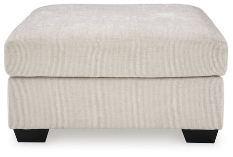 Aviemore Stone Oversized Accent Ottoman from Ashley - Luna Furniture