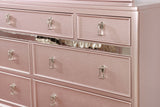 Avior Rose Gold Dresser from Furniture of America - Luna Furniture