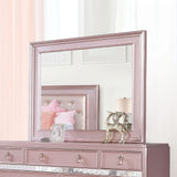 Avior Rose Gold Mirror (Mirror Only) from Furniture of America - Luna Furniture