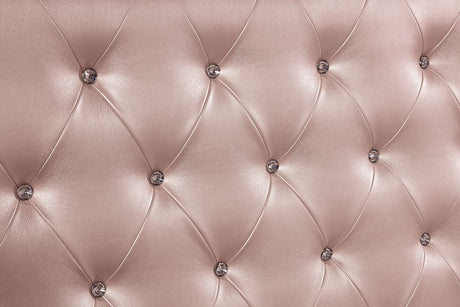 Avior Rose Gold Full Bed from Furniture of America - Luna Furniture
