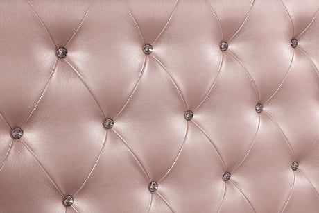Avior Rose Gold Twin Bed from Furniture of America - Luna Furniture