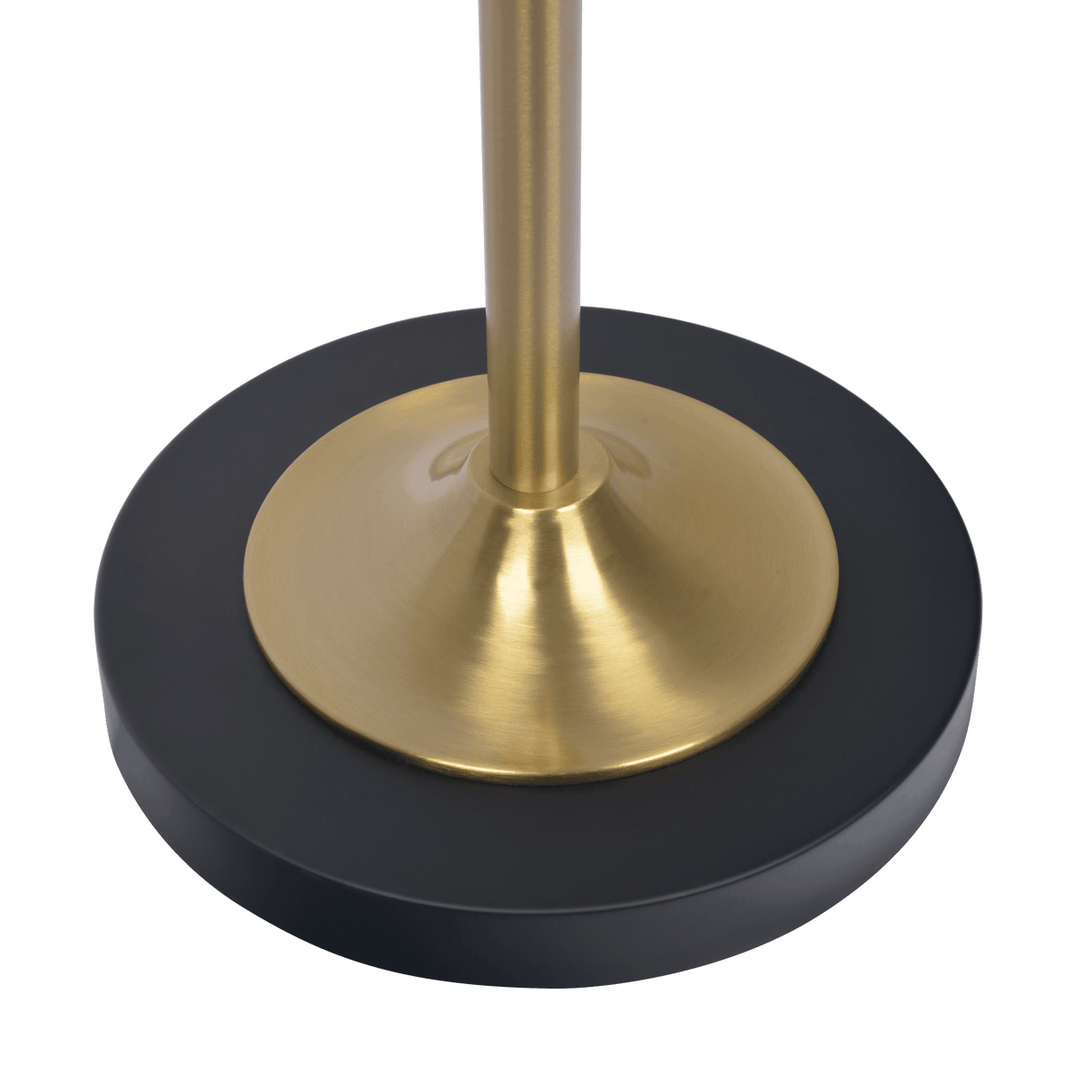 Axis Brassed Gold Floor Lamp with 4-Way Switch Double Spots with Metal Base from Midinmod - Luna Furniture