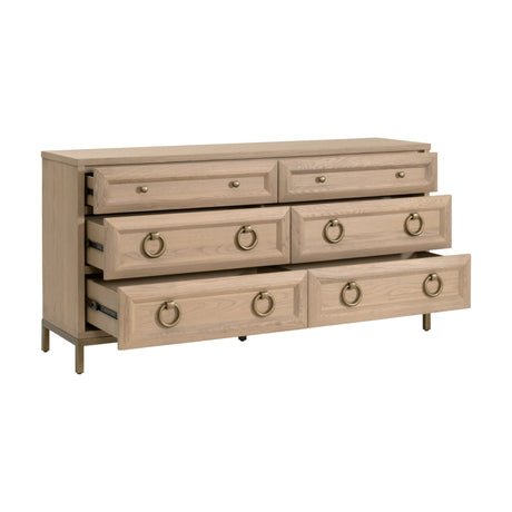 Azure 6-Drawer Double Dresser from Essentials For Living - Luna Furniture