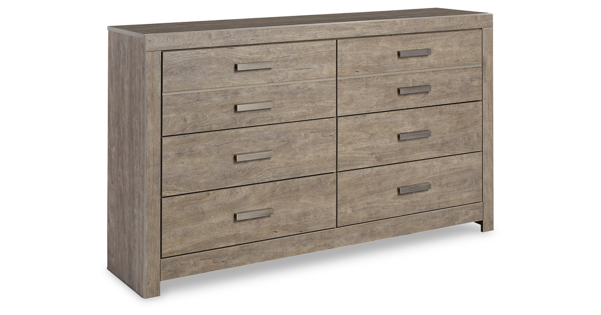 Culverbach Full Panel Bed with Dresser in Gray from Ashley Furniture - Luna Furniture