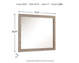 Culverbach Gray Bedroom Mirror (Mirror Only) from Ashley Furniture - Luna Furniture