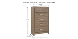 Culverbach Queen Panel Bed with Mirrored Dresser, Chest and 2 Nightstands in Gray from Ashley Furniture - Luna Furniture