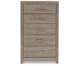 Culverbach Gray Queen Panel Bed with Chest from Ashley Furniture - Luna Furniture