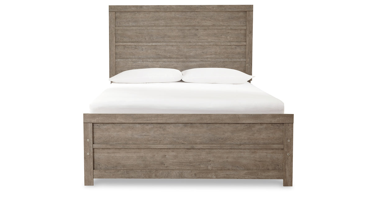 Culverbach Gray Full Panel Bed, Dresser, Chest and Nightstand from Ashley Furniture - Luna Furniture