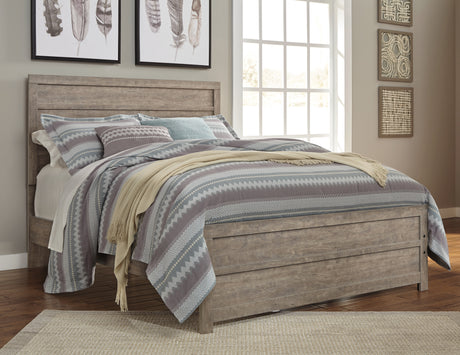 Culverbach Gray Queen Panel Bed with Dresser from Ashley - Luna Furniture