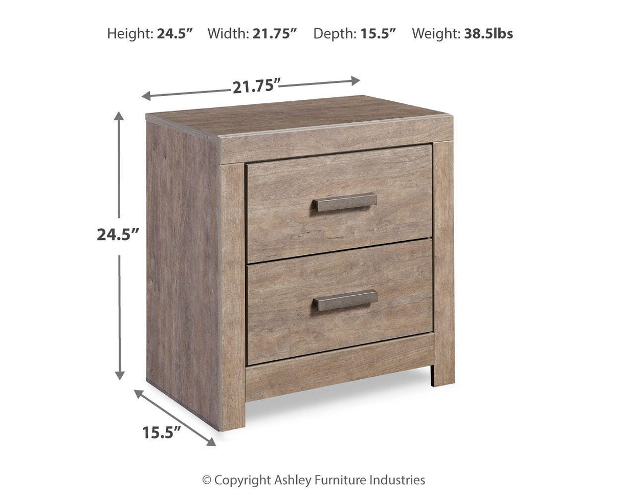 Culverbach Gray Nightstand from Ashley Furniture - Luna Furniture