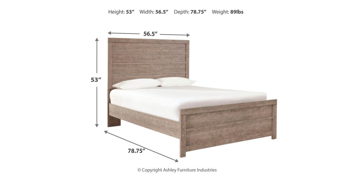 Culverbach Gray Full Panel Bed from Ashley Furniture - Luna Furniture