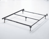 Frames and Rails Metallic Queen Bolt on Bed Frame from Ashley - Luna Furniture