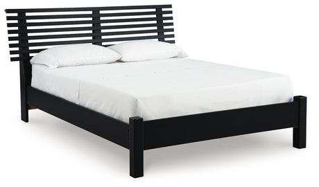 Danziar Queen Slat Panel Bed, Dresser and Mirror from Ashley - Luna Furniture