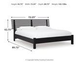 Danziar Queen Slat Panel Bed, Dresser and Mirror from Ashley - Luna Furniture