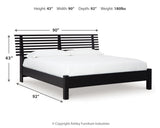 Danziar King Slat Panel Bed, Dresser, Mirror and Nightstand from Ashley - Luna Furniture