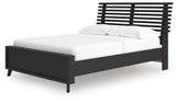 Danziar Black Full Slat Platform Bed from Ashley Furniture - Luna Furniture