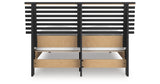 Danziar Black Full Slat Platform Bed from Ashley Furniture - Luna Furniture