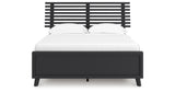 Danziar Black Full Slat Platform Bed from Ashley Furniture - Luna Furniture