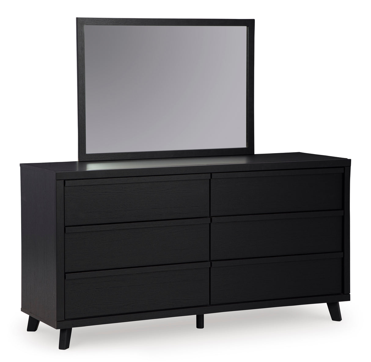 Danziar Black Full Slat Framed Platform Bedroom Set from Ashley - Luna Furniture