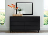Danziar Black Full Slat Framed Platform Bedroom Set from Ashley - Luna Furniture