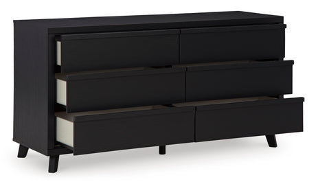 Danziar Black Platform Bedroom Set from Ashley - Luna Furniture