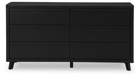 Danziar Black Dresser, Chest and Nightstand from Ashley - Luna Furniture