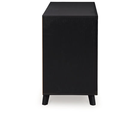 Danziar Black Dresser from Ashley - Luna Furniture
