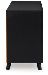 Danziar Black King Panel Bed, Dresser and Nightstand from Ashley - Luna Furniture