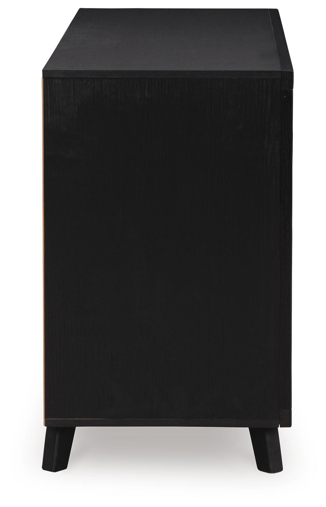 Danziar Black Queen Panel Bed and Dresser from Ashley - Luna Furniture