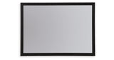 Danziar Black Bedroom Mirror (Mirror Only) from Ashley Furniture - Luna Furniture