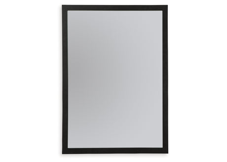 Danziar Black Bedroom Mirror (Mirror Only) from Ashley Furniture - Luna Furniture