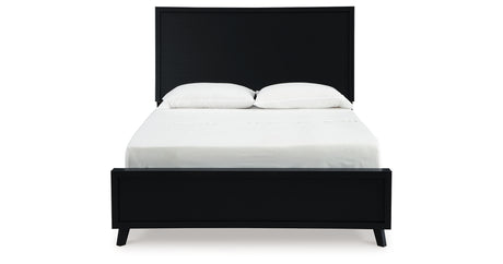 Danziar Queen Panel Platform Bed and 2 Nightstands from Ashley Furniture - Luna Furniture