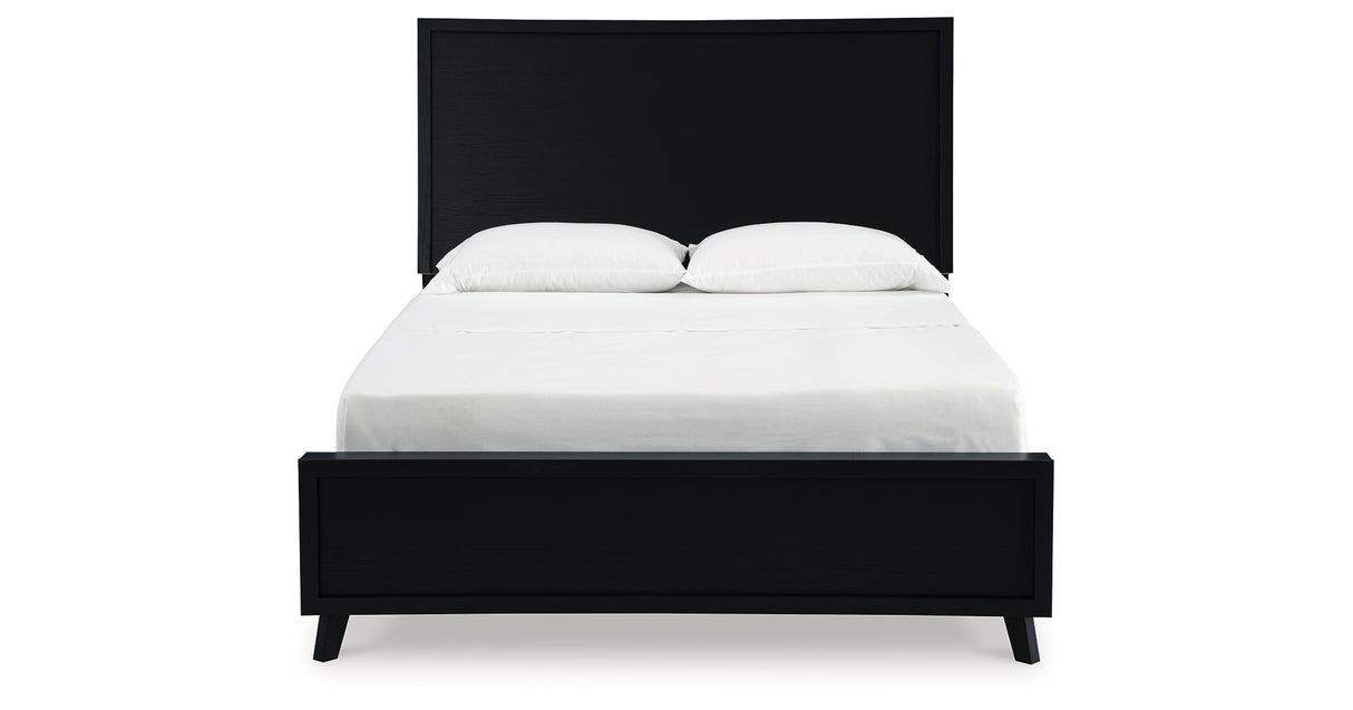 Danziar Black Full Platform Bed from Ashley Furniture - Luna Furniture