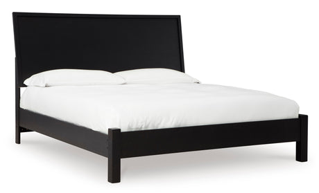 Danziar Black Platform Bedroom Set from Ashley - Luna Furniture
