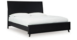 Danziar Black King Framed Platform Bed from Ashley Furniture - Luna Furniture