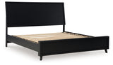 Danziar Black King Panel Bed, Dresser and Nightstand from Ashley - Luna Furniture