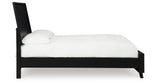 Danziar Black King Framed Platform Bed from Ashley Furniture - Luna Furniture